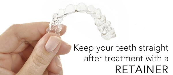wearing a retainer will keep your teeth straight